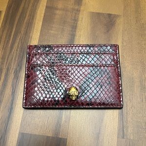 Alexander McQueen Skull Card Holder